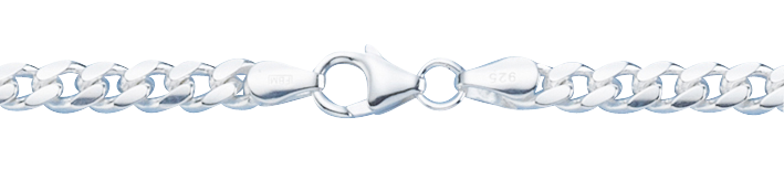 Armband Panzer oval diamantiert 4.7mm