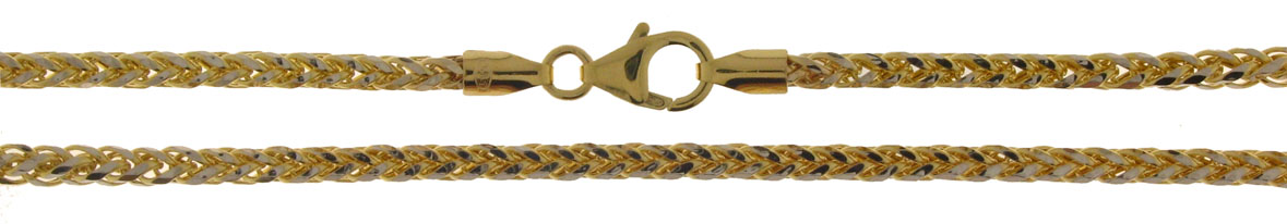 Armband Zopf hohl 2.7mm
