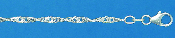 Fusskette Singapur 2.4mm